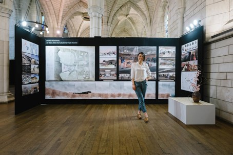 Olivia Chiang with her project 'Living Memorial: 10 Years After the Fukushima Triple Disaster'