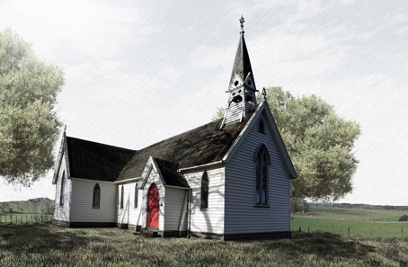 A drawing from 'Reassembling the Assembly' by Abby-Jane Taylor.