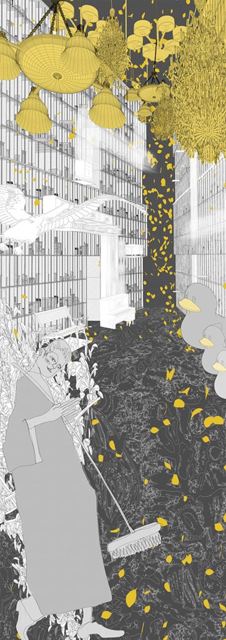 Drawings fromThe Common Life of Uncommon Objects: Architecture in an Uncanny Ecology by Nicole Teh.