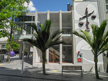 Ellen Melville Centre and Freyberg Place, 2017
