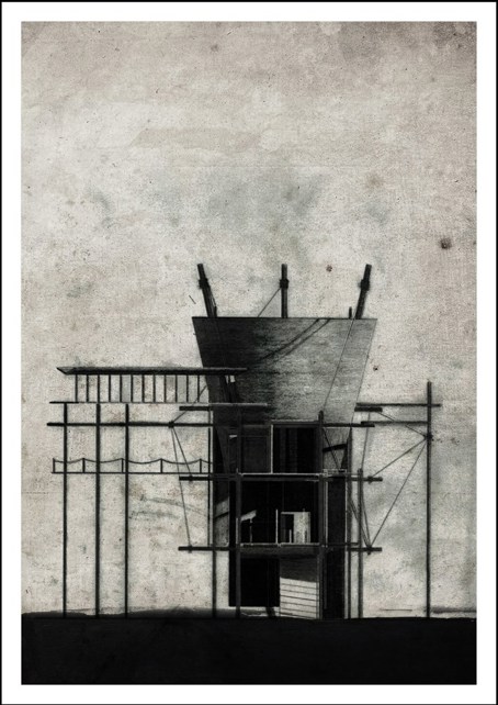 A drawing from 'Utu' by Ben Tunui.