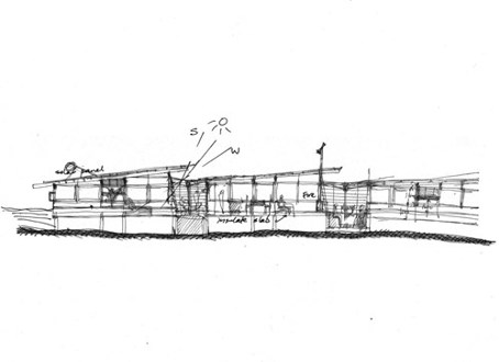 Sketch of elevation
