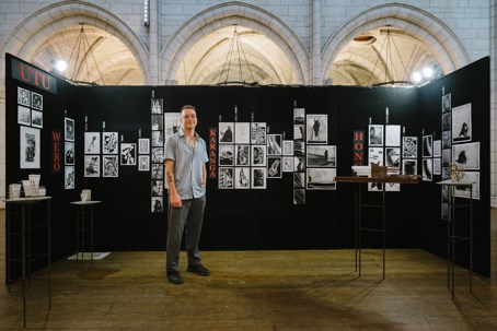 Ben Tunui with his project 'Utu'.