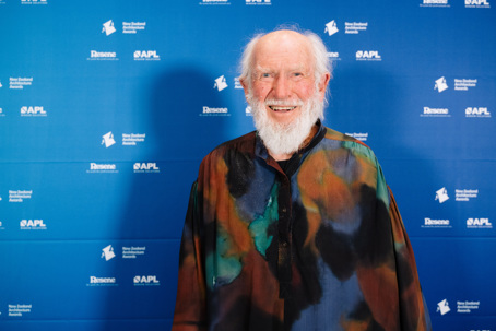 Tony Watkins at the 2024 New Zealand Architecture Awards.


