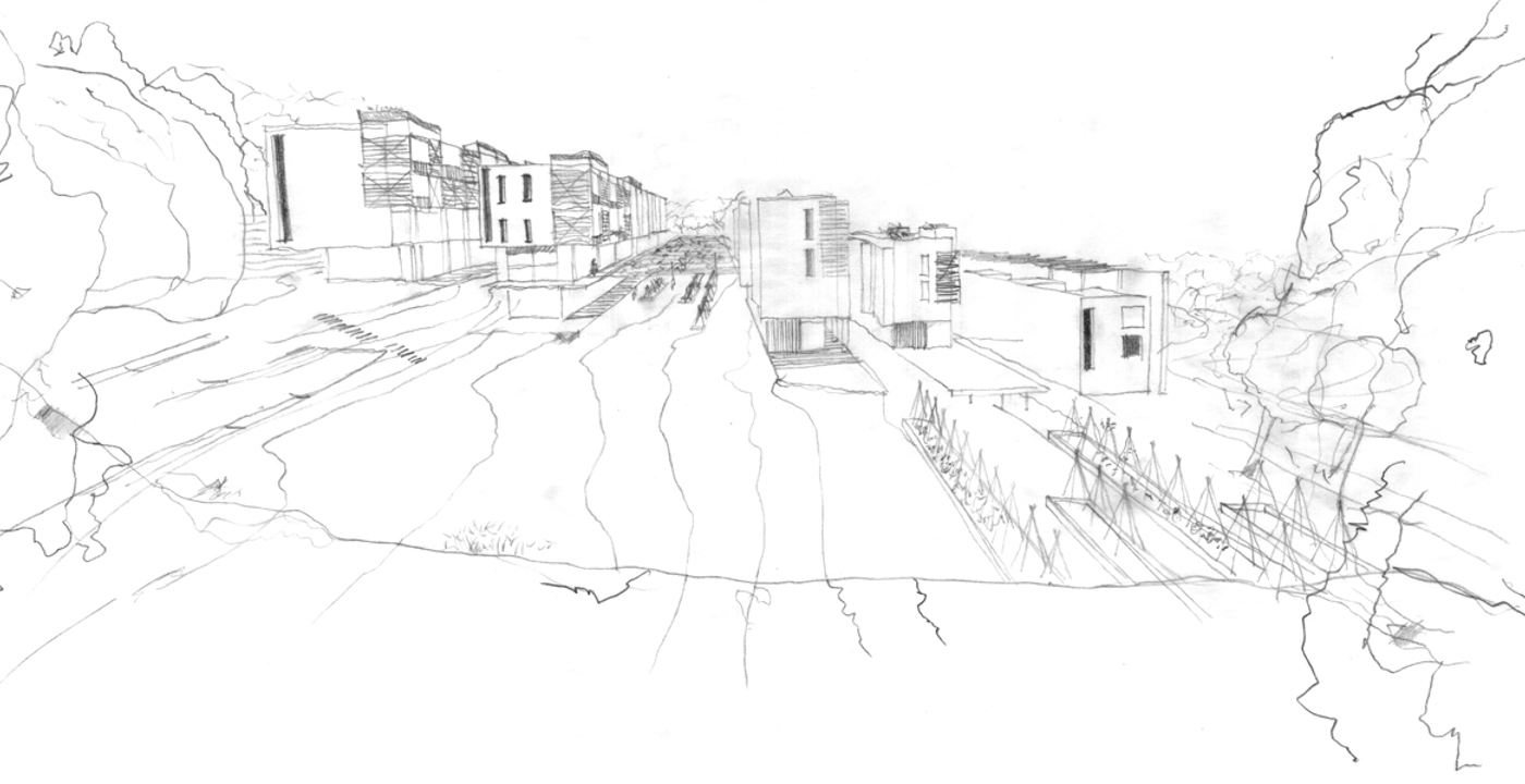 Hillside East Perspective Elevation Banner