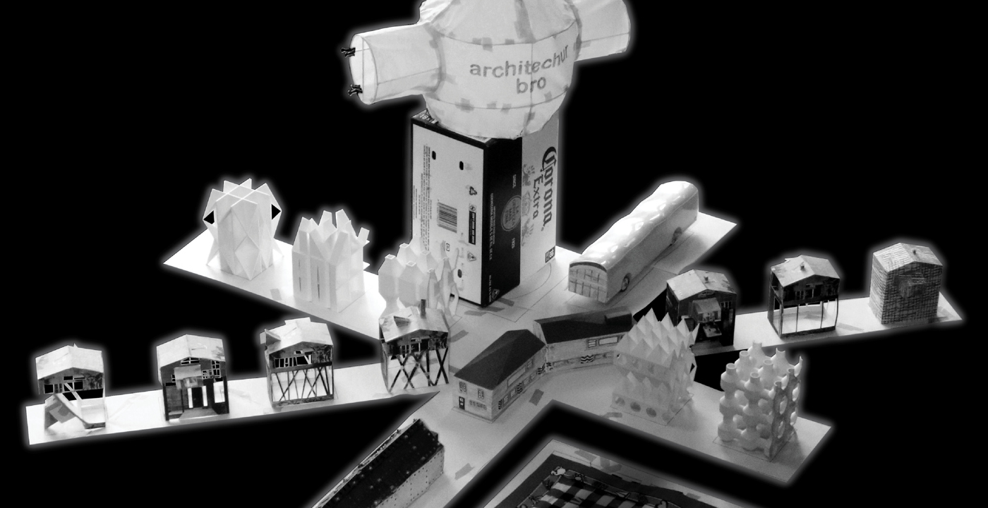 Abstract Model Assemblage Banner