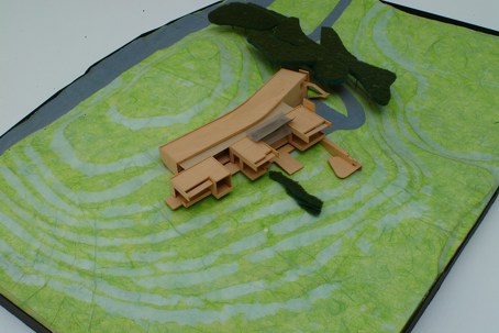 James House, Auckland, model, 2000