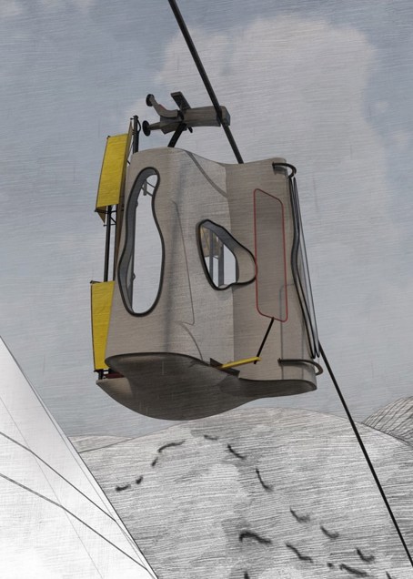 A drawing by Chris Gandhi.