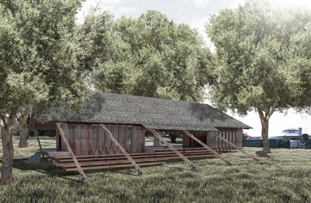 A drawing from 'Reassembling the Assembly' by Abby-Jane Taylor.