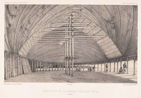 [Fig. 5] Intérieur de la maison publique d’Apia
