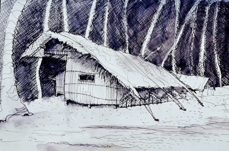 Leo’s House, Nimoa Island, Louisiade archipelago, Papua New Guinea