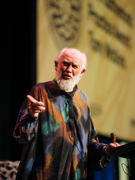 Tony Watkins at the 2024 New Zealand Architecture Awards.


