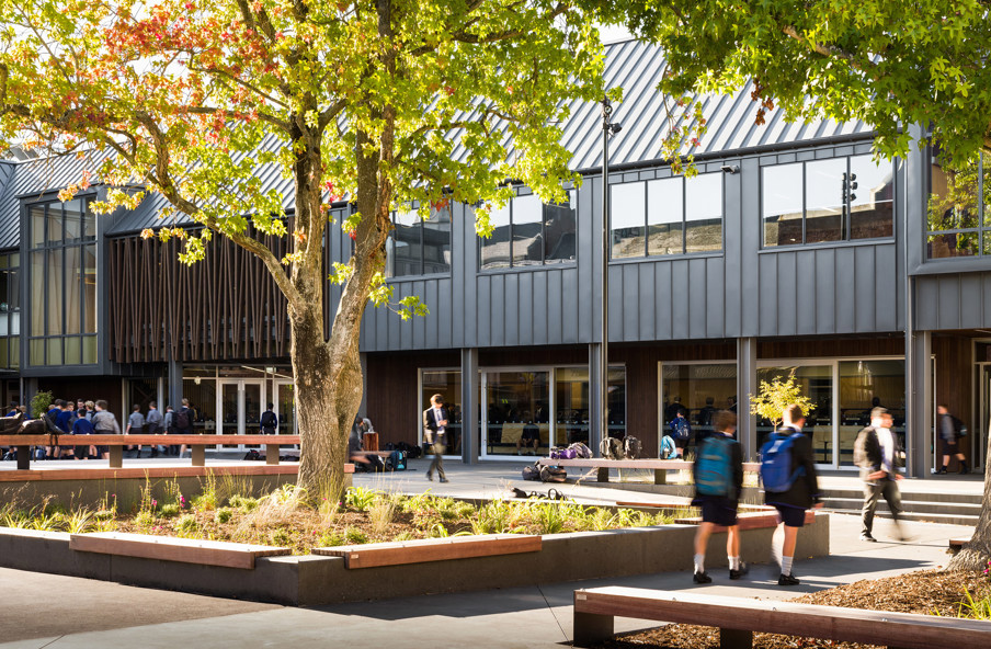 Christchurch Boys’ High School: Caddick Caldwell Blocks by Athfield Architects
