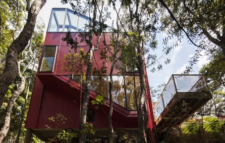 The red house, Titirangi
