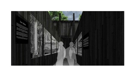 A drawing by Khamis Shiblaq.