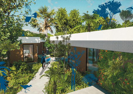 Walkways between homes