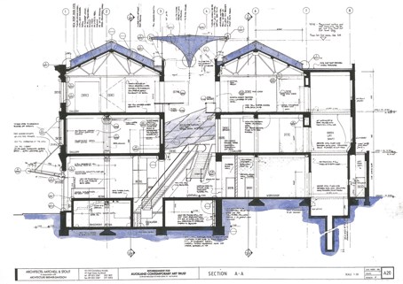Section, New Gallery, Auckland, 1995